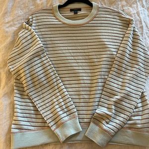 Mint Metallic JCrew Sweater